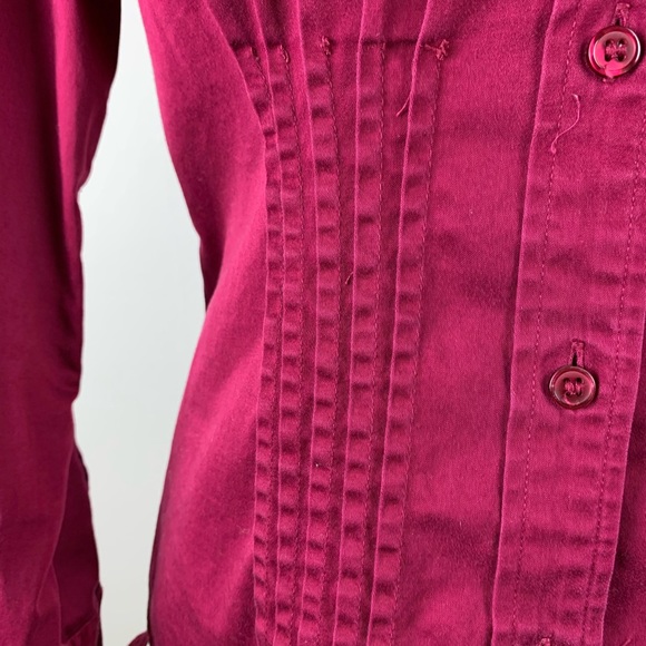 SOLD The Limited Button Down Dress Shirt Red - Picture 9 of 11